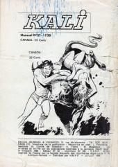 Verso de Super J -5- Au confins du désert