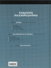 Verso de Complainte des Landes perdues -1c2008- Sioban