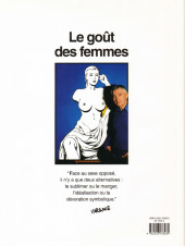 Verso de Le goût des femmes
