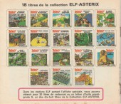 Verso de Astérix (Elf) -12- Astérix en Égypte