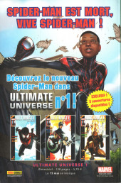 Verso de Marvel Stars -15- Peur sur la ville