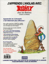 Verso de Astérix (Autres) -1994/09- J'apprends l'anglais avec Astérix chez les Bretons