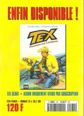 Verso de Rodéo (Spécial) (Lug) -161- Tex - Voie tragique