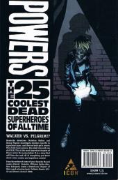 Verso de Powers (2004) -INT12- The 25 Coolest Dead Superheroes of all Time