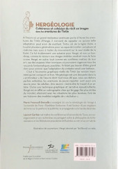 Verso de (AUT) Hergé -2011/12- Hergéologie, cohérence et cohésion du récit en image dans les aventures de Tintin