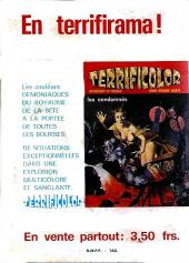 Verso de Zara la vampire -4- L'homme au cercueil