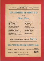 Verso de Samedi Jeunesse -23- Le tueur de daims