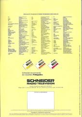 Verso de (AUT) Colombe -Pub- Luk Schneider et le voleur de son