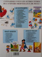 Verso de Les schtroumpfs -17Fan2002- le schtroumpfeur de bijoux