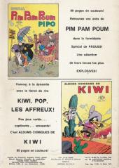 Verso de Pim Pam Poum (Pipo - Mensuel) -101- Tome 101