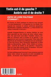 Verso de (DOC) Études et essais divers - Tintin est-il de gauche ? Astérix est-il de droite ?