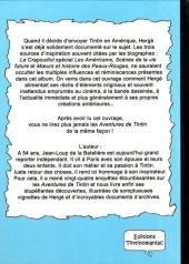 Verso de Comment Hergé a créé... -2- Tintin en Amérique