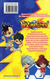 Verso de Inazuma Eleven -8- Tome 8