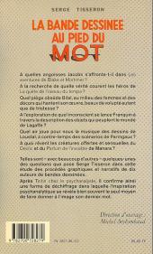Verso de (DOC) Études et essais divers - La bande dessinée au pied du mot
