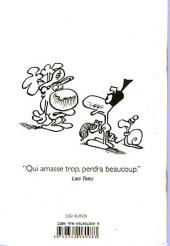 Verso de Le concombre masqué -HS05- Gardez l'argent ! - Un conte zen