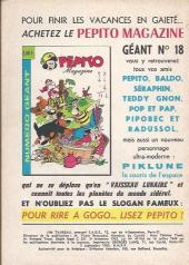 Verso de Jim Taureau (3e Série - SAGE) (1958) -66- Le pic de l'aigle