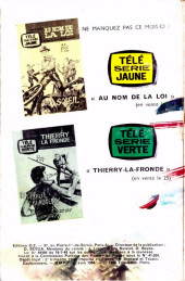 Verso de Télé série bleue (Les hommes volants, Destination Danger, etc.) -8- Les hommes volants - L'empire des nuages