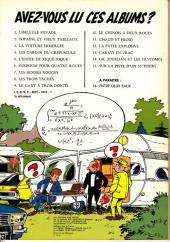 Verso de Gil Jourdan -15a1979- Sur la piste d'un 33 tours