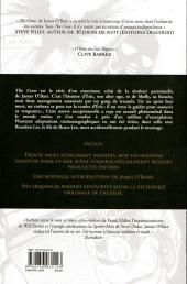 Verso de The crow -INT- The Crow : édition définitive