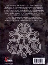 Verso de Kurokami Black God -18- Tome 18