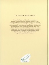Verso de Le cycle de Cyann -5TL2- Les Couloirs de l'Entretemps