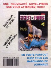 Verso de Les meufs (Novel Press) -32- Call-girl aux abois
