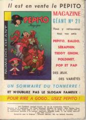 Verso de Jim Taureau (3e Série - SAGE) (1958) -75- Condamné à mort