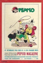 Verso de Pepito (1re Série - SAGE) -Rec26- Album N°26 (du n°151 au n°155)
