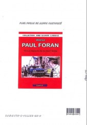 Verso de Paul Foran (Milwaukee) -1- Le mystère du lac