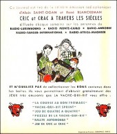 Verso de Cric & Crac à travers les siècles -12- Journal 12