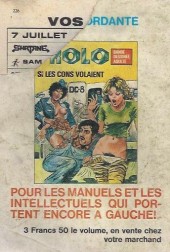 Verso de Série verte (demi-verte) et Hors-série (Elvifrance) -A05- L'île sans nom