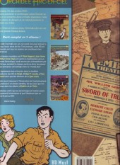 Verso de Les aventures de Julius Chancer -2TL- L'Orchidée Arc-en-ciel volume 2
