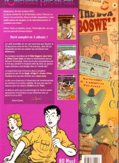 Verso de Les aventures de Julius Chancer -3TL- L'Orchidée Arc-en-ciel volume 3