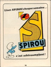 Verso de Schtroumpfs (Mini-récits) -8MR2438- Le 1er Noël du bébé Schtroumpf
