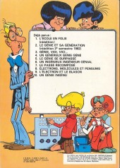 Verso de Génial Olivier / M. Rectitude et Génial Olivier -1a- L'École en folie