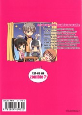 Verso de Est-ce un zombie ? -1- Tome 1
