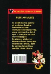 Verso de Les enquêtes de Mickey et Minnie -27- Ruse au musée