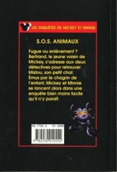 Verso de Les enquêtes de Mickey et Minnie -19- S.O.S. Animaux