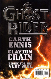Verso de Ghost Rider: The Road to Damnation (2005) -1- The Road to Damnation part 1