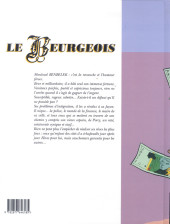 Verso de Le beurgeois