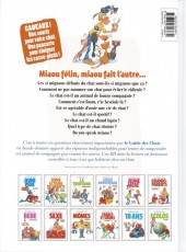 Verso de Le guide -40a13- Le guide des chats