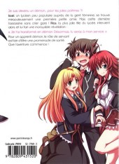 Verso de High School DxD -1- Volume 01