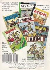 Verso de Capt'ain Swing! (1re série-Aventures et Voyages) -278- Cour martiale