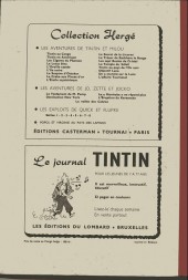 Verso de (Recueil) Tintin (Album du journal - Édition belge) -37- Tome 37