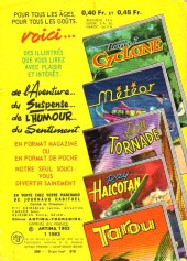 Verso de Toni Cyclone (Artima) -13- Bolide 52