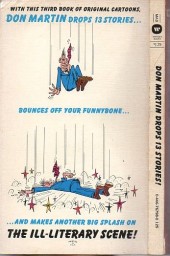 Verso de Mad's Don Martin - Drop 13 stories!