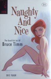 Verso de (AUT) Timm, Bruce (en anglais) -2012- Naughty and Nice: The Good Girl Art of Bruce Timm Teaser