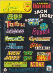 Verso de Tim l'audace (3e série - Courage Exploit) -36- Vacances interrompues