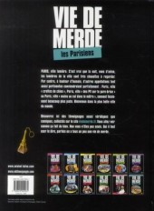 Verso de Vie de merde  -12- Les parisiens