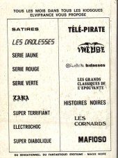 Verso de Les grands classiques de l'épouvante -REC22- Recueil 22 (n°65, n°66)